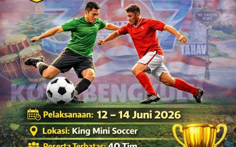 Turnamen Wali Kota Cup Mini Soccer Antar OPD Se-Provinsi Bengkulu Segera Digelar
