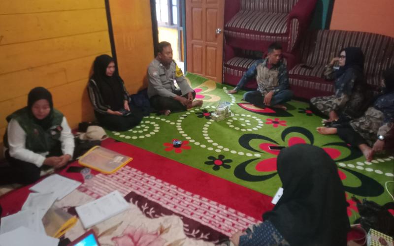 Bhabinkamtibmas Polsek Bermani Ulu Sambangi Kelompok Tani, Dorong Ketahanan Pangan dan Kamtibmas