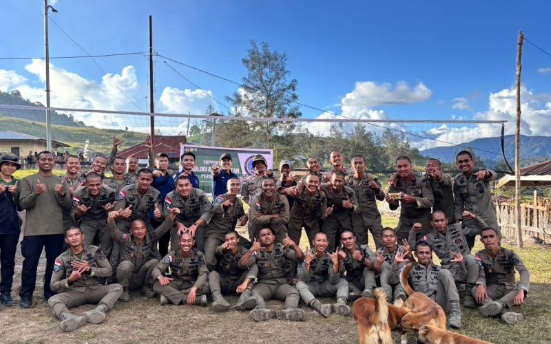 Satgas Damai Cartenz Tingkatkan Soliditas Personel Lewat Layanan Psikologi dan Kesehatan