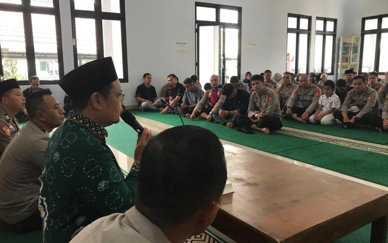 Polres Rejang Lebong Gelar Kajian Keagamaan, Tingkatkan Keimanan Personel