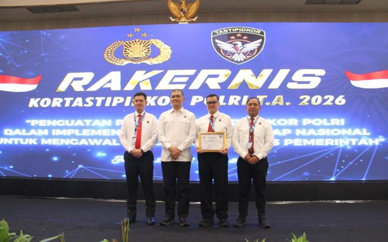 Ditreskrimsus Polda Bengkulu Borong Penghargaan Nasional Tipidkor Mabes Polri