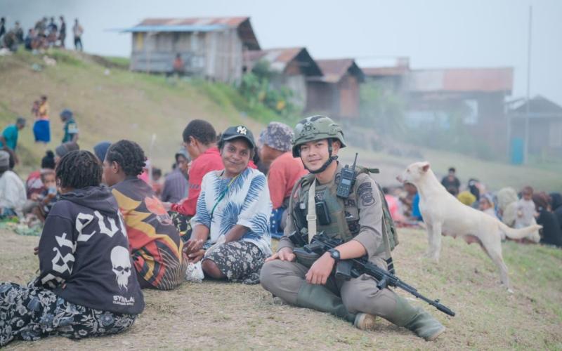 Satgas Ops Damai Cartenz 2026 Amankan Peresmian Gereja di Kiwirok, Wujudkan Ibadah Aman dan Penuh Kedamaian