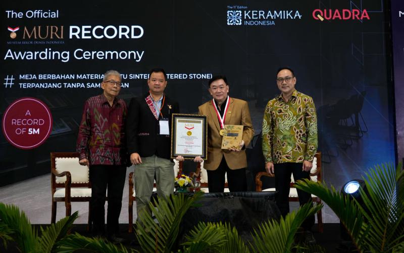 Menegaskan Dominasi Lokal, QUADRA dan Roman Hadirkan Inovasi Material Berstandar Global