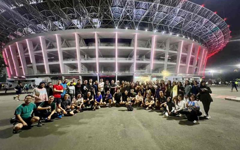 Pekerja BRI Sudirman Semanggi Perkuat Kebugaran dan Kebersamaan
