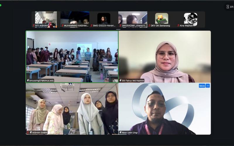 Perluas Perspektif Global Mahasiswa DKV, BINUS University @Semarang Hadirkan Program Twin Class Internasional