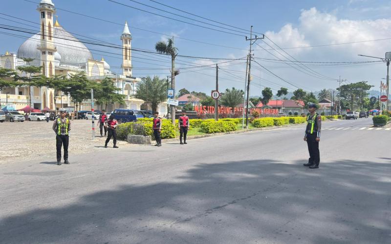 Satlantas Polres Kepahiang Laksanakan Pengaturan dan Pengamanan Pemulangan Jamaah Haji Tahun 2026