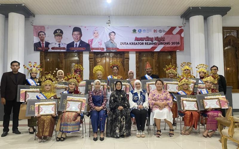 Panggung Kreatif Pecah! Grand Final Duta Kreator 2026 di Pendopo Rejang Lebong Siap Naik Kelas Jadi Program Strategis Daerah