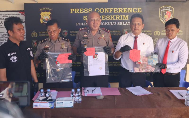 Polres Bengkulu Selatan Ungkap Empat Kasus Menonjol, Mulai Pencurian Kopi hingga Penggelapan Ratusan Juta Rupiah