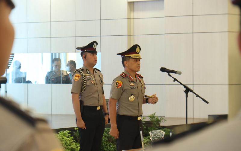 Kapolda Bengkulu Pimpin Upacara Serah Terima Jabatan Wakapolda Bengkulu