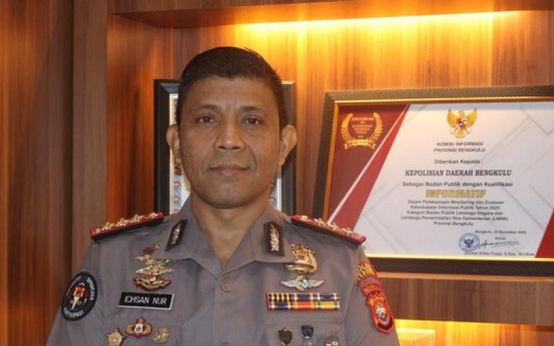 Kabid Humas Polda Bengkulu, Kombes Pol. Ichsan Nur, S.I.K., 