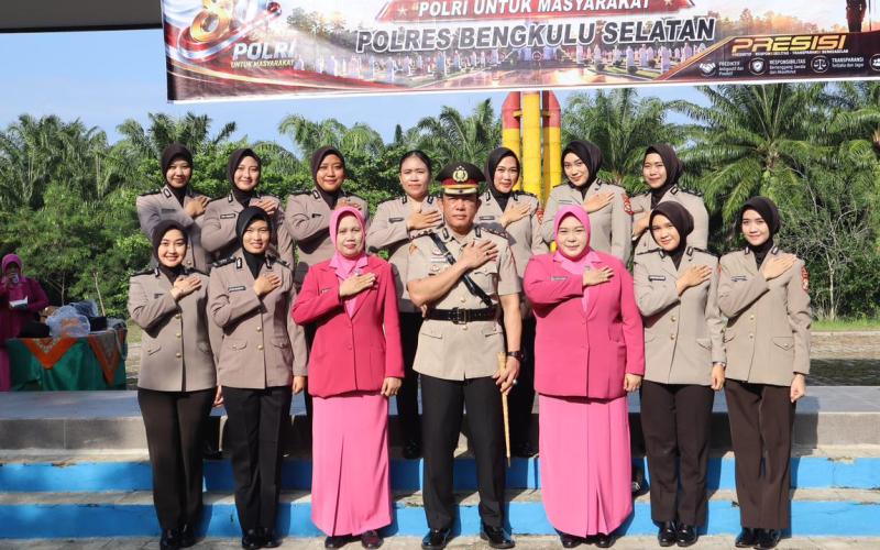 Polres Bengkulu Selatan Kenang Jasa Pahlawan Sambut Hari Bhayangkara ke-80