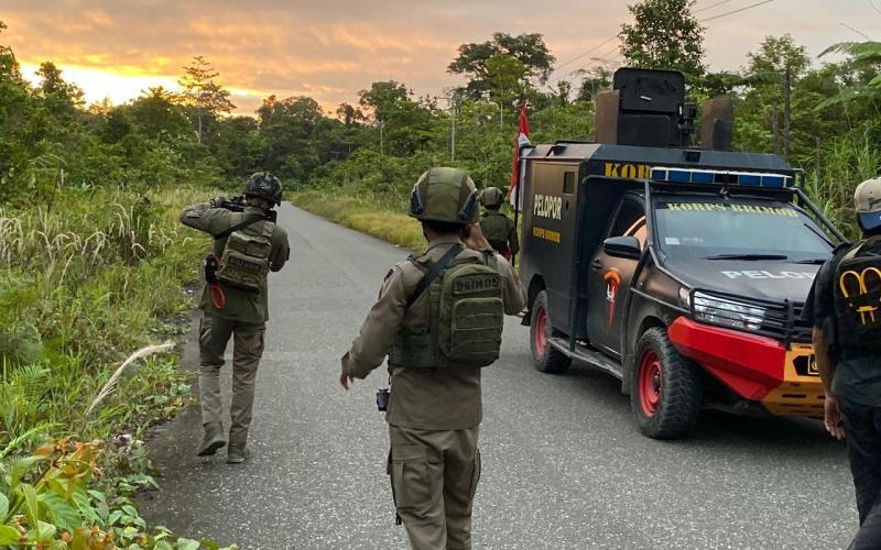 Satgas Damai Cartenz Akhiri Pelarian Danops HSSBI di Yahukimo