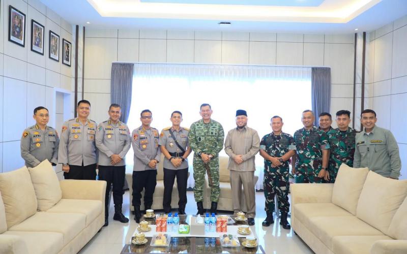 Kapolda Bengkulu Terima Kunjungan Pangdam XXI/Radin Inten