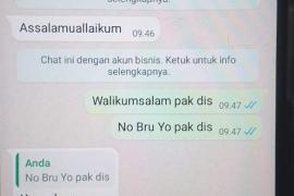 Bahaya!! Giliran Kadis LH Jadi Korban Pemalsuan Nomor WA