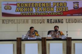 Polres Rejang Lebong Gelar Konferensi Pers Akhir Tahun