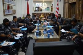 Danlantamal IV Laksanakan Kunjungan Kerja Ke Lanal Batam dan Lanal TBK