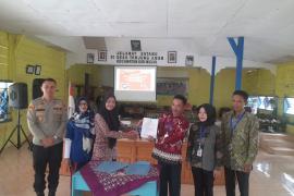Polsek Giri Mulya Monitoring Rapat Pleno Terbuka Rekapitulasi DPHP Pemilu Tahun 2024 di Wilkumnya 