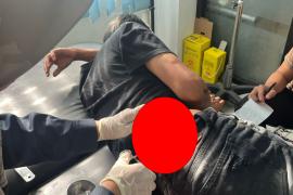 Korban saat dirawat