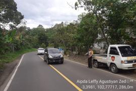 Polsek Padang Ulak Tanding Patroli Dijalan Lintas Lubuk Linggau - Curup.
