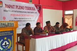 Bhabinkamtibmas Kecamataan Pinang Raya Hadiri Rapat Pleno (DPHP) Pemilu Tahun 2024