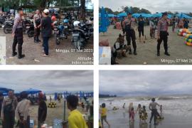 Berikan Rasa Aman, Sat Samapta Patroli di Kawasan Pantai Panjang