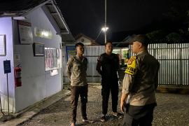 Patroli Polsek Kota Manna,  Sambang Dialogis Ke PT Wing Berikan Imbauan Kepada Security