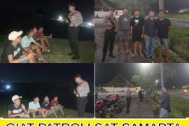 Sat Samapta Polresta Bengkulu Patroli Mobiling di Kawasan Benteng Malabrough 