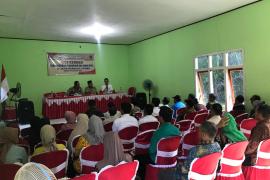 Kapolsek Semidang Alas Hadiri Kegiatan Penyuluhan Hukum di Desa Bandung Agung 