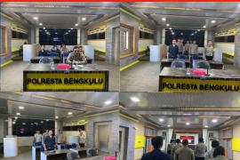 Polresta Bengkulu Ikuti Zoom Meeting Workshop Penelitian Tingkat Kepercayaan Masyarakat Terhadap Kinerja Polri 