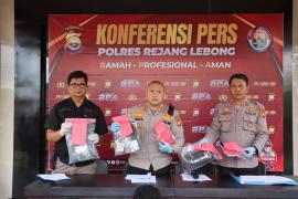 Ungkap Perkara Narkotika, Polres Rejang Lebong Amankan 6 Orang Sebagai Tersangka