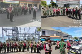 Patroli Perintis, Sat Samapta Polresta Bengkulu Berikan Imbauan kepada Pedagang Pasar Minggu