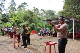Lomba Menembak Hari Bhayangkara, Sekda Lebong Juara 1