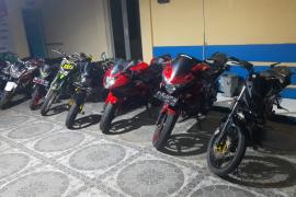 Puluhan Sepeda Motor Berknalpot Brong Terjaring Razia 