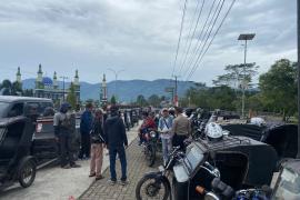 Polres Lebong Laksanakan Pengamanan Kegiatan Organisasi Komunitas Becak Motor dan Ojek Gandeng