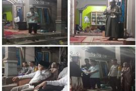 Wujud Kepedulian, Bhabinkamtibmas Polsek Gading Cempaka Takziah ke Rumah Duka Warga Binaaanya 