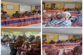 Kapolsek Selebar Bersama Personel Hadiri Rapat Koordinasi Pelaksanaan TMMD di Kelurahan Betungan 