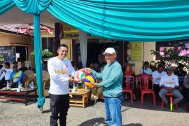 Polsek Padang Jaya Laksanakan Turnamet Bola Voli dan Mancing Mania Dalam Rangka Hari Bhayangkara Ke 77