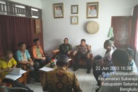Kapolsek Sukaraja Hadiri Rapat Koordinasi Terkait Hibah Lahan