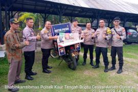 Polsek Kaur Tengah, Terima Tim Penilai Lomba Inovasi Bhabinkamtibmas dari Polda Bengkulu 