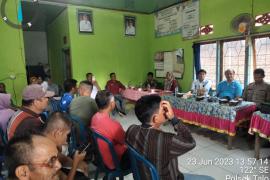 Kapolsek Talo Hadiri Kegiatan Sosialisasi Pendirian Perusahaan PT.SSM di Desa Suka Bulan 