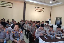 Sambut HUT Bhayangkara ke-77, Polsek Padang Jaya Ikuti Giat Doa Bersama di Polres Bengkulu Utara