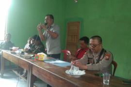 Monitoring Penggunaan DD, Polsek Lais hadiri acara Penetapan Titik Nol