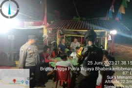 Polsek Maje Patroli Dialogis Sampaikan Imbauan Kamtibmas