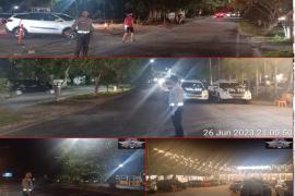 Sat Lantas Polresta Bengkulu Patroli Blue Light Antisipasi 3C dan Balap Liar