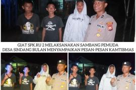Sambang DDS Malam, Bhabinkamtibmas Berikan Jalin Silaturahmi dan Sampaikan Imbauan Kepada  Warga Binaan