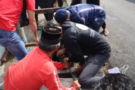 Polres Rejang Lebong Laksankan Pemotongan dan Pembagian Daging Hewan Kurban 