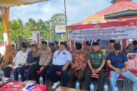 Hari Bhayangkara ke 77 Tahun 2023, Polres BS Doa Bersama Lintas Agama Dilokasi Situs Agama Makam Syech Mohammad Amin 