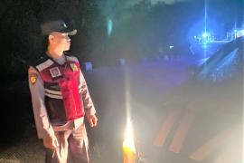 Polsek Batik Nau Patroli Malam Jaga Kondusifitas dan Cegah Kejadian 3C