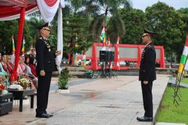 Peringati Hari Bhayangkara Ke-77 Tahun 2023 Polres Bengkulu Utara Melaksanakan Upacara dan Syukuran