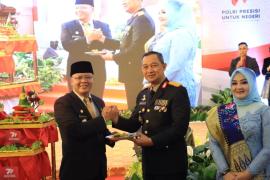 Syukuran Hari Bhayangkara Ke-77, Polda Bengkulu Potong Tumpeng